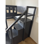 Etagenbett mit Treppe Österreich 120x200 unten